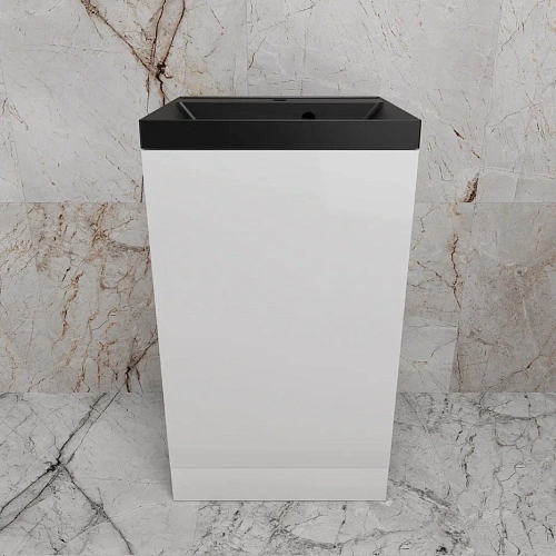 Тумба под раковину Style Line МОНО 50 см ЛС-00002449 напольная, белый Тумба под раковину Style Line МОНО 50 см ЛС-00002449 напольная, белый