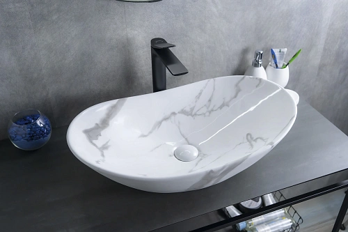 Раковина Gid Mnc811C 54478 накладная под камень глянцевая 61x37x15 Раковина Gid Mnc811C 54478 накладная под камень глянцевая 61x37x15