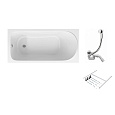 Детальная картинка товара «акриловая ванна am.pm sense w75a-170-070w-kl 170x70 с каркасом и слив-переливом»