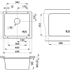 Кухонная мойка Granula 3601, АЛЮМИНИУМ, кварц 415х455 Кухонная мойка Granula 3601, АЛЮМИНИУМ, кварц 415х455