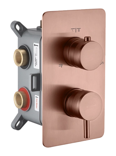 Смеситель для душа Boheme CELL 135-3-CB встраиваемый Copper Brushed Смеситель для душа Boheme CELL 135-3-CB встраиваемый Copper Brushed
