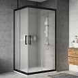 Душевой уголок STWORKI Карлстад 110x90 см профиль черный матовый, стекло матовое 467248 Душевой уголок STWORKI Карлстад 110x90 см профиль черный матовый, стекло матовое 467248