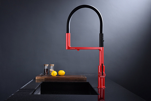 Смеситель для кухни Paulmark Tornado пламя To213402-FI Смеситель для кухни Paulmark Tornado пламя To213402-FI