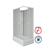 Картинка анонса товара «душевая кабина niagara promo p120/90/26l/mt/bk (1200х900х2150) p120/90/26q/mt/bk»