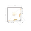 Душевой уголок CEZARES PLANE-A-2-90-C-BORO 90x90 см Душевой уголок CEZARES PLANE-A-2-90-C-BORO 90x90 см