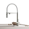Смеситель для кухни SANCOS Imola SC4010BNwh с возможностью подключения фильтра для воды, брашированный никель с белым изливом Смеситель для кухни SANCOS Imola SC4010BNwh с возможностью подключения фильтра для воды, брашированный никель с белым изливом