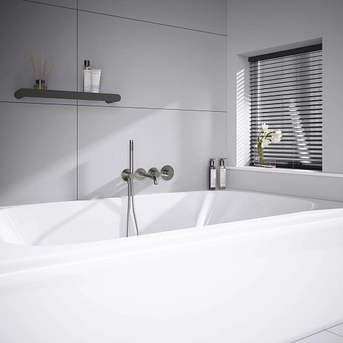 Смеситель для ванны Timo Saona 2324/18YSM встраиваемый с термостатом черное золото Смеситель для ванны Timo Saona 2324/18YSM встраиваемый с термостатом черное золото