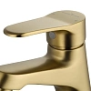 Смеситель для раковины Wonzon & Woghand брашированное золото (WW-A40212-BG) Смеситель для раковины Wonzon & Woghand брашированное золото (WW-A40212-BG)