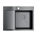 Кухонная мойка Omoikiri Akisame 65-GM-R нерж.сталь/вороненая сталь 4973098 Кухонная мойка Omoikiri Akisame 65-GM-R нерж.сталь/вороненая сталь 4973098