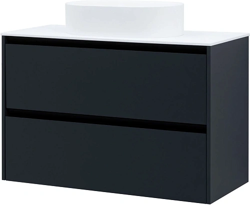 Тумба под раковину Allen Brau Activity 100 1.34006.AM антрацит матовый/черный брашированный Тумба под раковину Allen Brau Activity 100 1.34006.AM антрацит матовый/черный брашированный