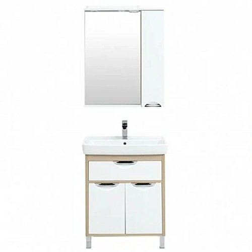 Комплект мебели Aquanet Гретта 70 New светлый дуб (1 ящик, 2 дверцы) 00239430 Комплект мебели Aquanet Гретта 70 New светлый дуб (1 ящик, 2 дверцы) 00239430