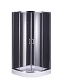 Душевой уголок Taliente 90x90x195см, четверть круга, раздвижной, прозр.стекло 6мм, хром.профиль TA-09091-1CP Душевой уголок Taliente 90x90x195см, четверть круга, раздвижной, прозр.стекло 6мм, хром.профиль TA-09091-1CP