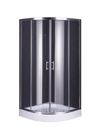 Душевой уголок Taliente 90x90x195см, четверть круга, раздвижной, прозр.стекло 6мм, хром.профиль TA-09091-1CP Душевой уголок Taliente 90x90x195см, четверть круга, раздвижной, прозр.стекло 6мм, хром.профиль TA-09091-1CP