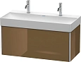 Тумба под раковину Duravit XSquare XS406306161 подвесная 98 см Коричнево-оливковый глянцевый Тумба под раковину Duravit XSquare XS406306161 подвесная 98 см Коричнево-оливковый глянцевый