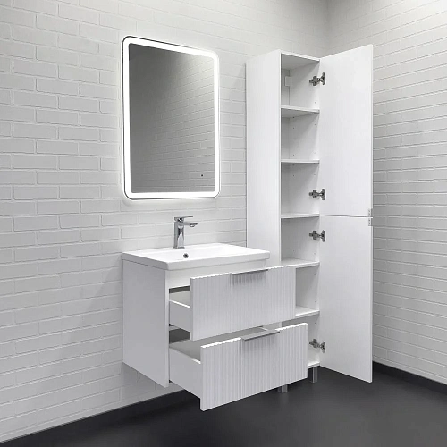 Тумба с раковиной Comforty Лима-60П2 00-00019210 белый матовый раковина Como 60 Тумба с раковиной Comforty Лима-60П2 00-00019210 белый матовый раковина Como 60