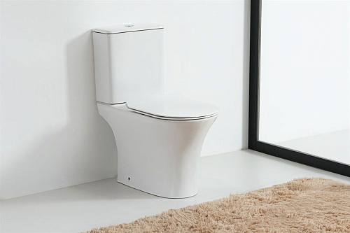 Унитаз напольный Orange C01-000W безободковый, сиденье с микролифтом Унитаз напольный Orange C01-000W безободковый, сиденье с микролифтом