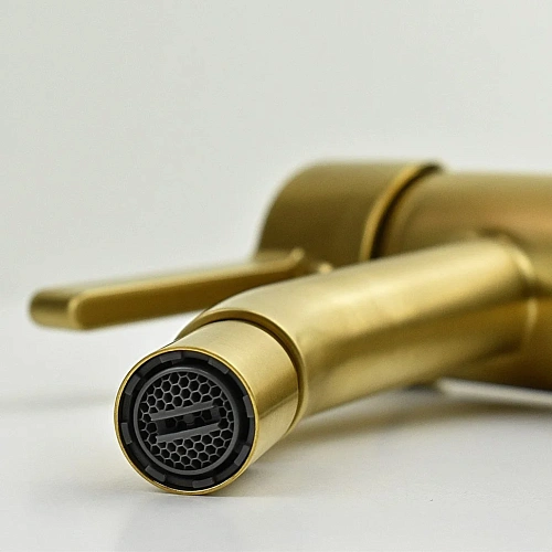 Смеситель для биде Paini Brera 74PJ304 без донного клапана, золото матовое Смеситель для биде Paini Brera 74PJ304 без донного клапана, золото матовое