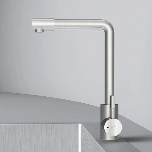 Смеситель для кухни AM.PM X-Joy S F85B05011 сатин Смеситель для кухни AM.PM X-Joy S F85B05011 сатин