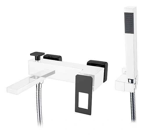 Смеситель для ванны Boheme ChromeBlack 143-CRB с душем Смеситель для ванны Boheme ChromeBlack 143-CRB с душем