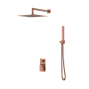Картинка анонса товара «смеситель для душа boheme qubic 474-3-brb встраиваемый  brushed bronze»