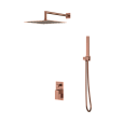 Детальная картинка товара «смеситель для душа boheme qubic 474-3-brb встраиваемый  brushed bronze»
