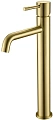 Смеситель для раковины высокий Boheme Uno Matt Gold 462-MG Смеситель для раковины высокий Boheme Uno Matt Gold 462-MG