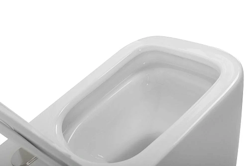 Унитаз подвесной BelBagno DUE 2.0 BB7107CHR/SC безободковый c сиденьем Унитаз подвесной BelBagno DUE 2.0 BB7107CHR/SC безободковый c сиденьем