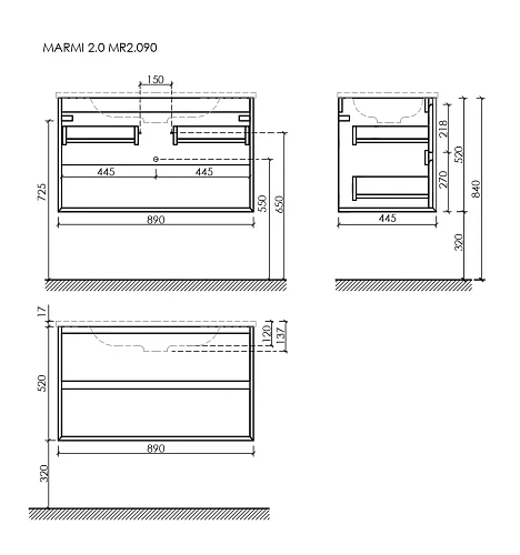 Тумба под раковину Sancos Marmi 2.0 MR2.090EG 890х445х520 дуб галифакс натуральный, подвесная Тумба под раковину Sancos Marmi 2.0 MR2.090EG 890х445х520 дуб галифакс натуральный, подвесная