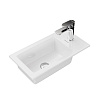 Картинка анонса товара «раковина kerama marazzi lato встраиваемая сверху 50, белая глянцевая la.wb.50»