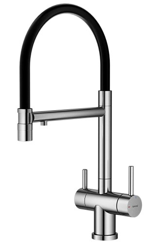 Смеситель для кухни Splenka S70.63.05 с гибким изливом с подключением к фильтру, сатин Смеситель для кухни Splenka S70.63.05 с гибким изливом с подключением к фильтру, сатин