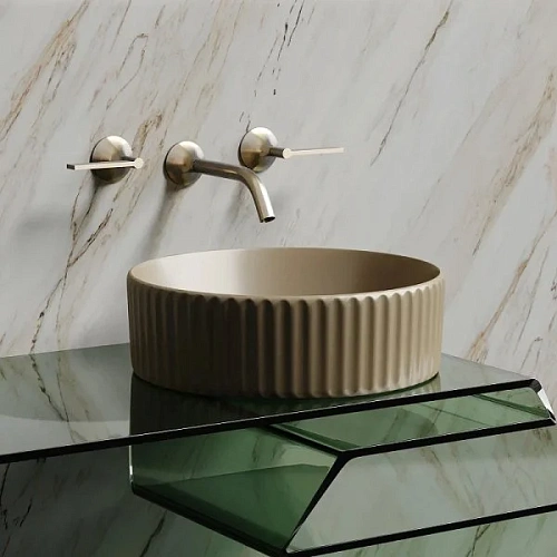 Раковина Ceramica Nova ELEMENT CN6057MC Капучино матовый накладная Раковина Ceramica Nova ELEMENT CN6057MC Капучино матовый накладная