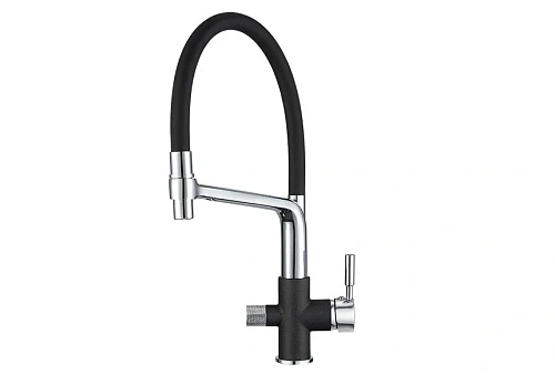 Смеситель для кухни Granula 0075, ЧЁРНЫЙ Смеситель для кухни Granula 0075, ЧЁРНЫЙ