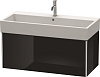 Картинка анонса товара «тумба под раковину duravit xsquare xs409604040 подвесная 98 см черный глянцевый»