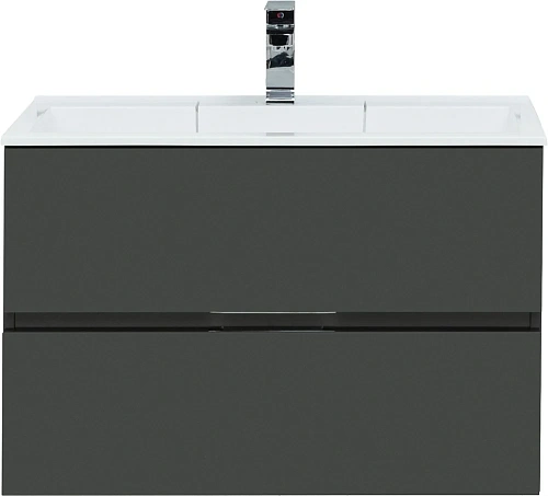 Тумба под раковину Aquanet Алвита 80 серый антрацит 00215120 Тумба под раковину Aquanet Алвита 80 серый антрацит 00215120