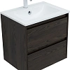 Тумба под раковину Aquanet Nova Lite 60 дуб черный (2 ящика) 00287894 Тумба под раковину Aquanet Nova Lite 60 дуб черный (2 ящика) 00287894