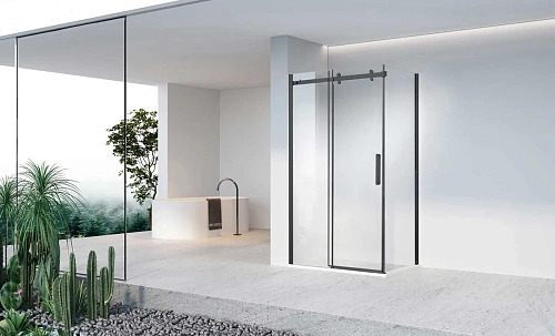 Душевой уголок Vincea Como-N VSR-4CN1014CLB, 1400x1000, черный, стекло прозрачное Душевой уголок Vincea Como-N VSR-4CN1014CLB, 1400x1000, черный, стекло прозрачное