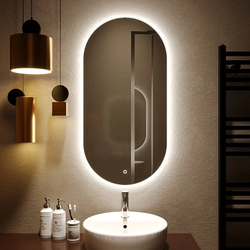 Зеркало SILVER MIRRORS 500x1000 открытая подсветка, сенсорный выключатель Viva-Lite (LED-00002601) Зеркало SILVER MIRRORS 500x1000 открытая подсветка, сенсорный выключатель Viva-Lite (LED-00002601)