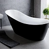 Ванна отдельностоящая Ceruttispa GLORIA170GMB CT10881 1700x750x720 акриловая, черная матовая снаружи, белая внутри со сливом-переливом Ванна отдельностоящая Ceruttispa GLORIA170GMB CT10881 1700x750x720 акриловая, черная матовая снаружи, белая внутри со сливом-переливом
