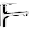 Смеситель для кухни Hansgrohe Zesis M33 150, с вытяжным изливом 74810000, хром