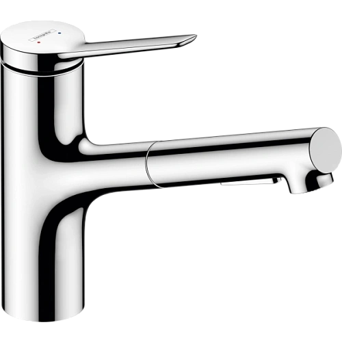 Смеситель для кухни Hansgrohe Zesis M33 150, с вытяжным изливом 74810000, хром Смеситель для кухни Hansgrohe Zesis M33 150, с вытяжным изливом 74810000, хром