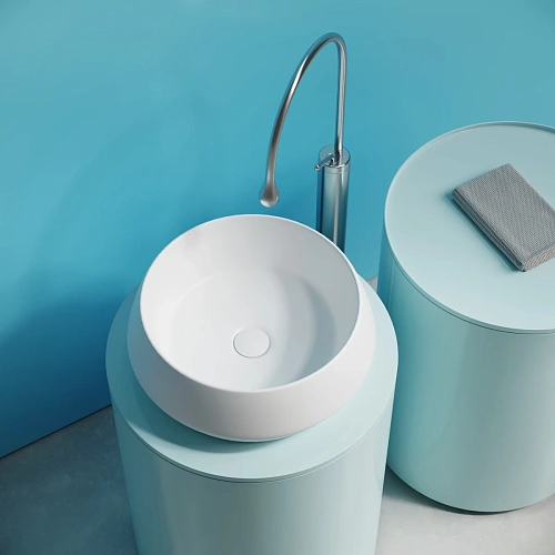 Раковина Ceramica Nova Maya CN12004MW накладная круглая 400x400x140 белый матовый Раковина Ceramica Nova Maya CN12004MW накладная круглая 400x400x140 белый матовый