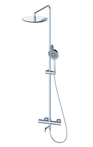 Душевая система Wonzon & Woghand с термостатом, хром (WW-88739903-CR) Душевая система Wonzon & Woghand с термостатом, хром (WW-88739903-CR)