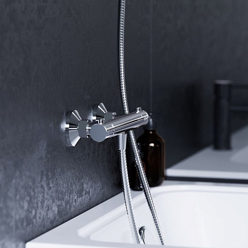 Смеситель для душа Damixa Jupiter 776000000 термостатический хром Смеситель для душа Damixa Jupiter 776000000 термостатический хром