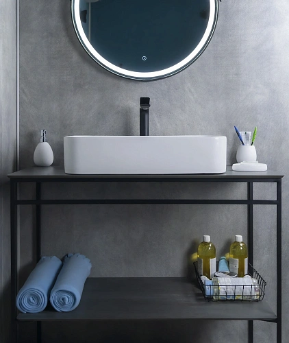 Раковина Gid N9596 51199 накладная белая 61x35x13 Раковина Gid N9596 51199 накладная белая 61x35x13