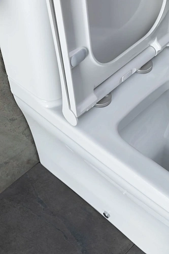 Чаша напольного унитаза Allen Brau Infinity 4.21012.20 с крышкой, белый глянец Чаша напольного унитаза Allen Brau Infinity 4.21012.20 с крышкой, белый глянец