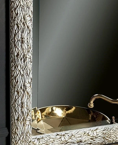 Зеркало Armadi Art LINEA 534 75х95 белое-золото Зеркало Armadi Art LINEA 534 75х95 белое-золото