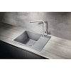 Кухонная мойка Milacio Navarra 60 Cuarzo (MC.77073), серый металлик Кухонная мойка Milacio Navarra 60 Cuarzo (MC.77073), серый металлик