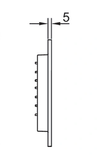 Клавиша смыва TECE TECEnow 9240422 пластик, красная бронза металлик Клавиша смыва TECE TECEnow 9240422 пластик, красная бронза металлик