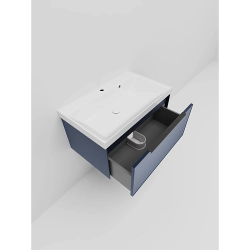 Тумба под раковину La Fenice SIMPLA Blu Grigio 80 FNC-01-SIM-BG-80 синяя Тумба под раковину La Fenice SIMPLA Blu Grigio 80 FNC-01-SIM-BG-80 синяя