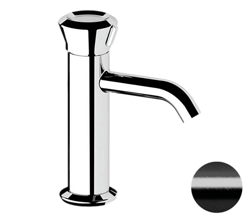 Смеситель для раковины Remer Element ET12CFP, черный брашированный хром Смеситель для раковины Remer Element ET12CFP, черный брашированный хром